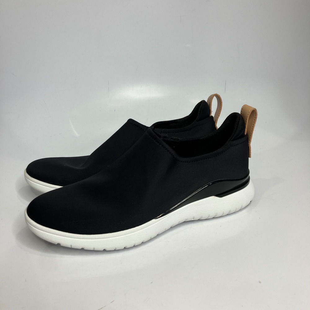 Rockport Total motion sport slip on sneakers black womens size 6.5 cs classy